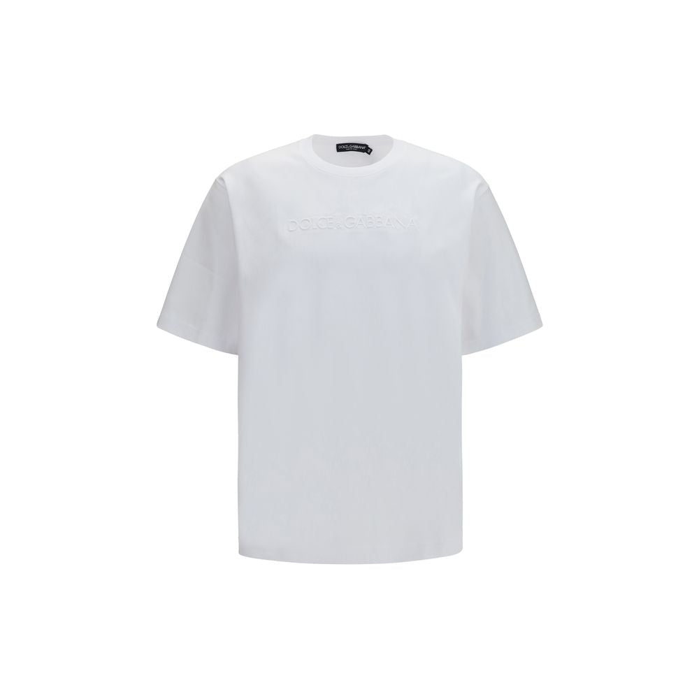 Dolce & Gabbana White Cotton T-Shirt-1