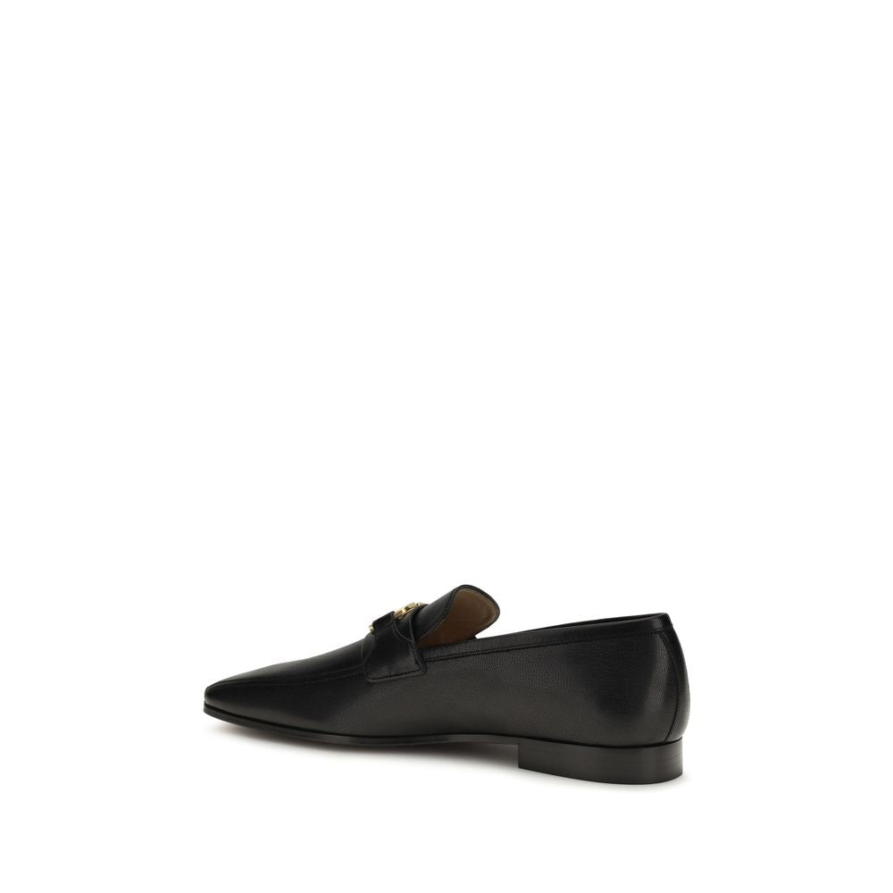Valentino Garavani Schwarze Loafer aus Ziegenleder zum Hineinschlüpfen-3