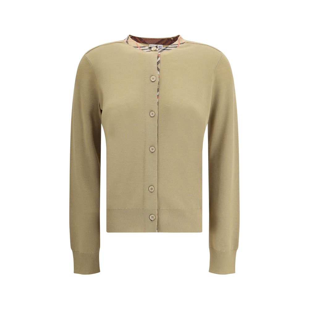 Burberry Brauner Wollcardigan-1