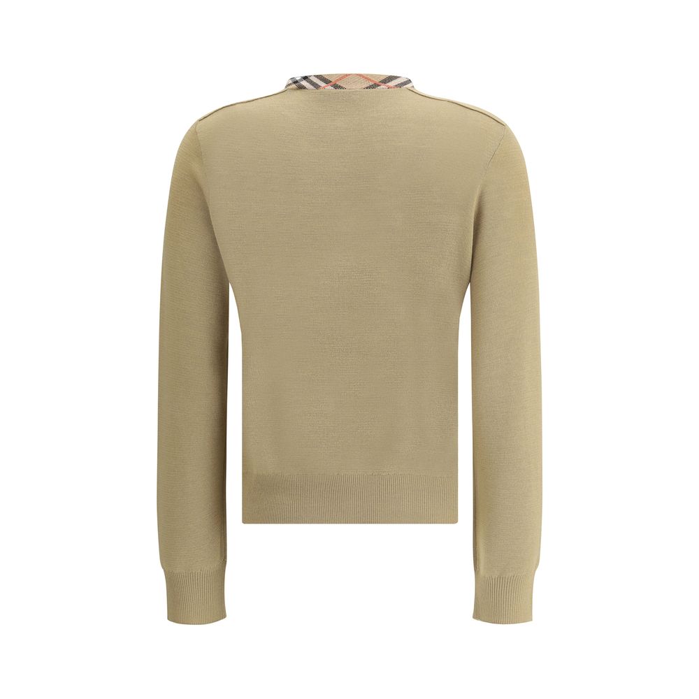 Burberry Brauner Wollcardigan-2