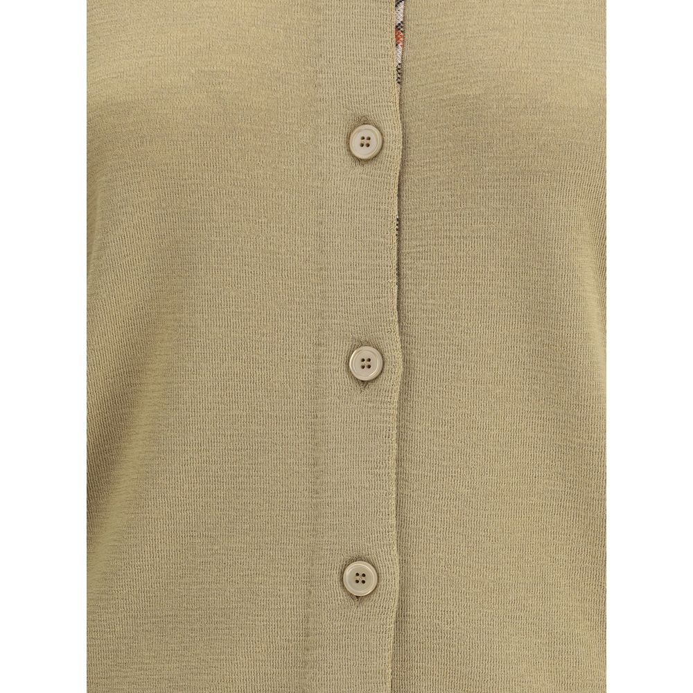 Burberry Brauner Wollcardigan-3