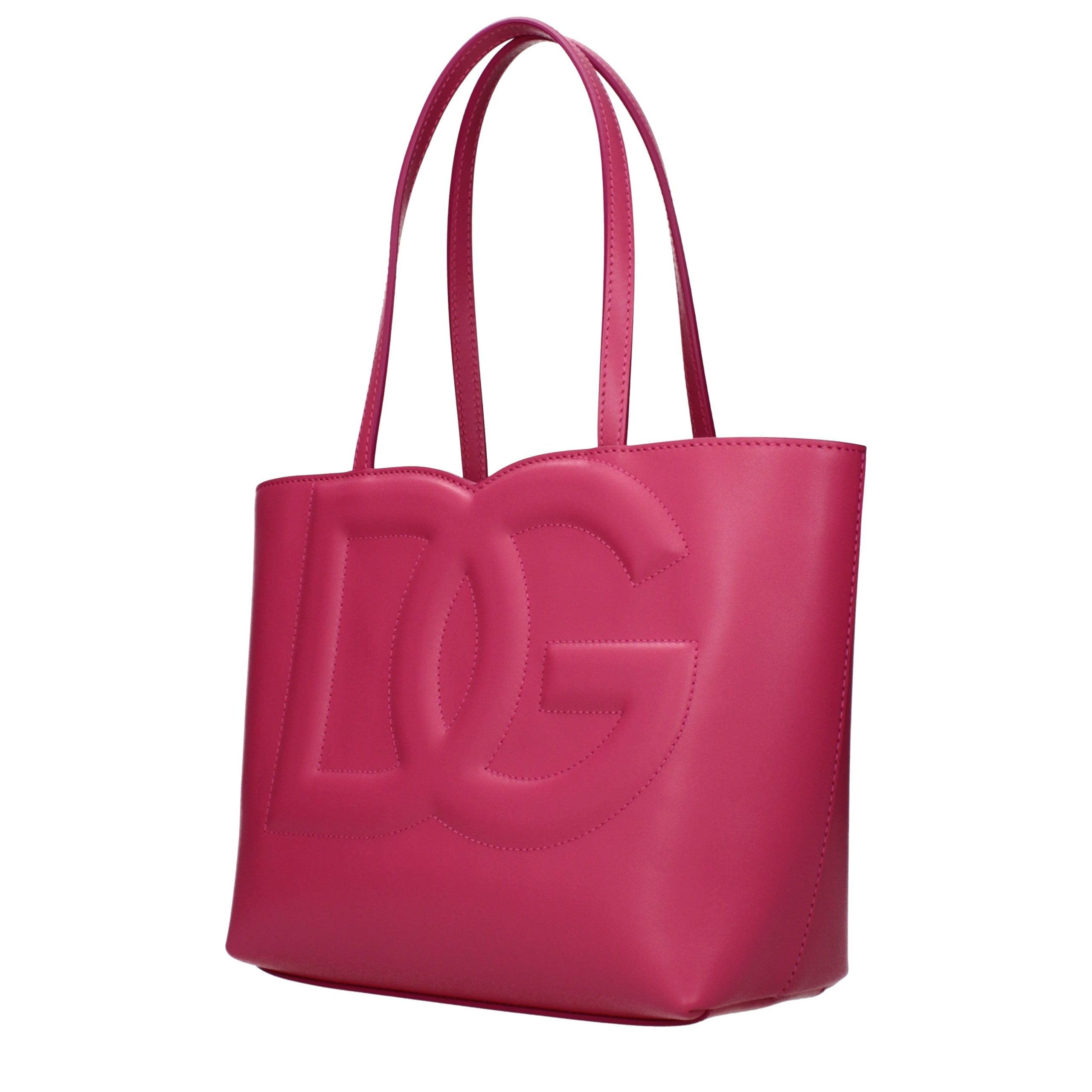 Dolce & Gabbana Pink Leather Handbag-2