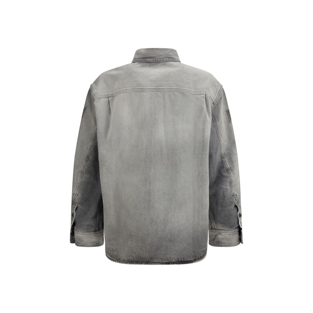 Off-White Graues Denim-Hemd-2