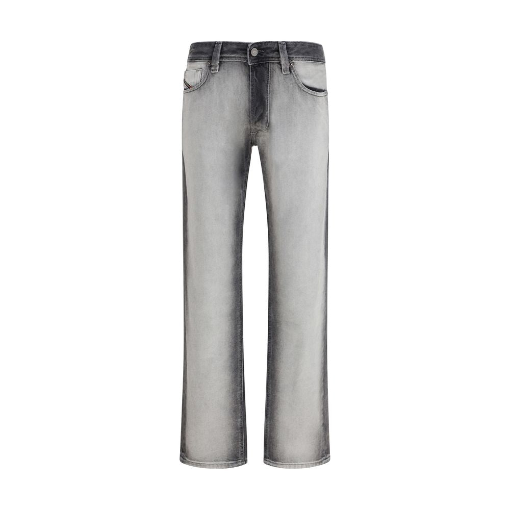 Diesel Grey Cotton Bootcut Jeans