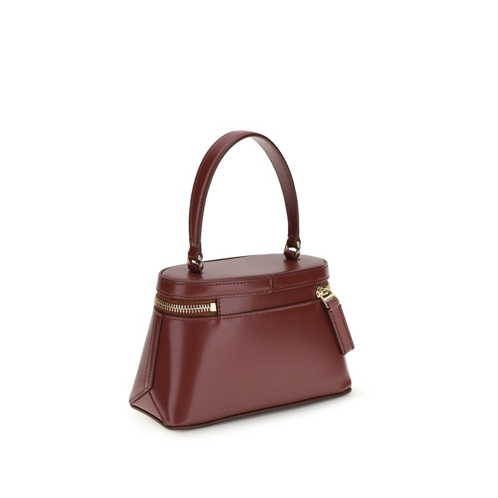 Givenchy Burgundy Calf Leather Bos Taurus Handbag-3