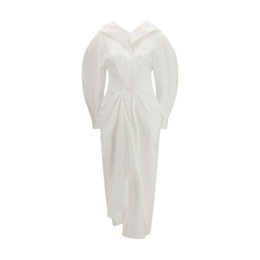 Givenchy Weißes Baumwoll-Freizeitkleid-1