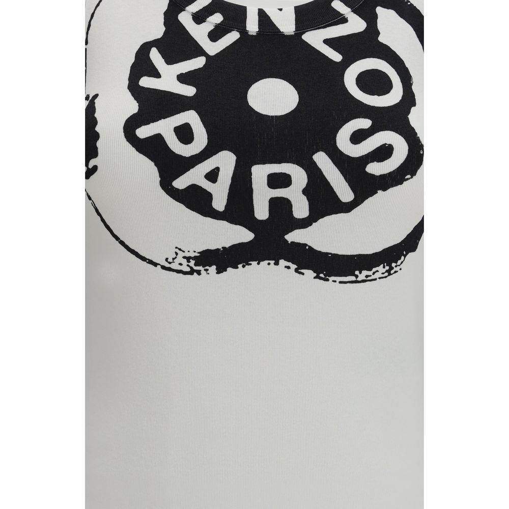 Kenzo White Cotton T-Shirt-3