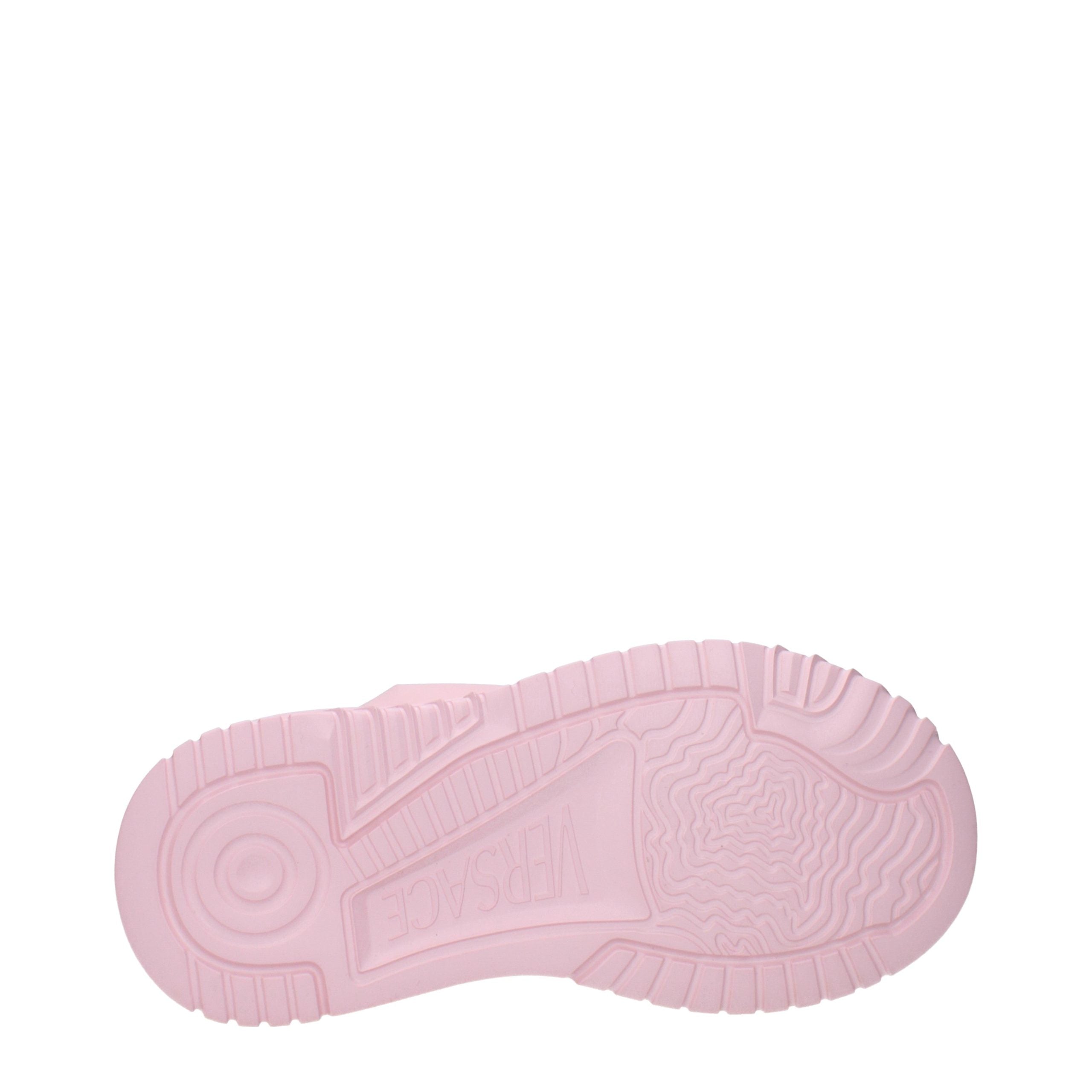 Versace Pink Leather Chunky Sneakers-5