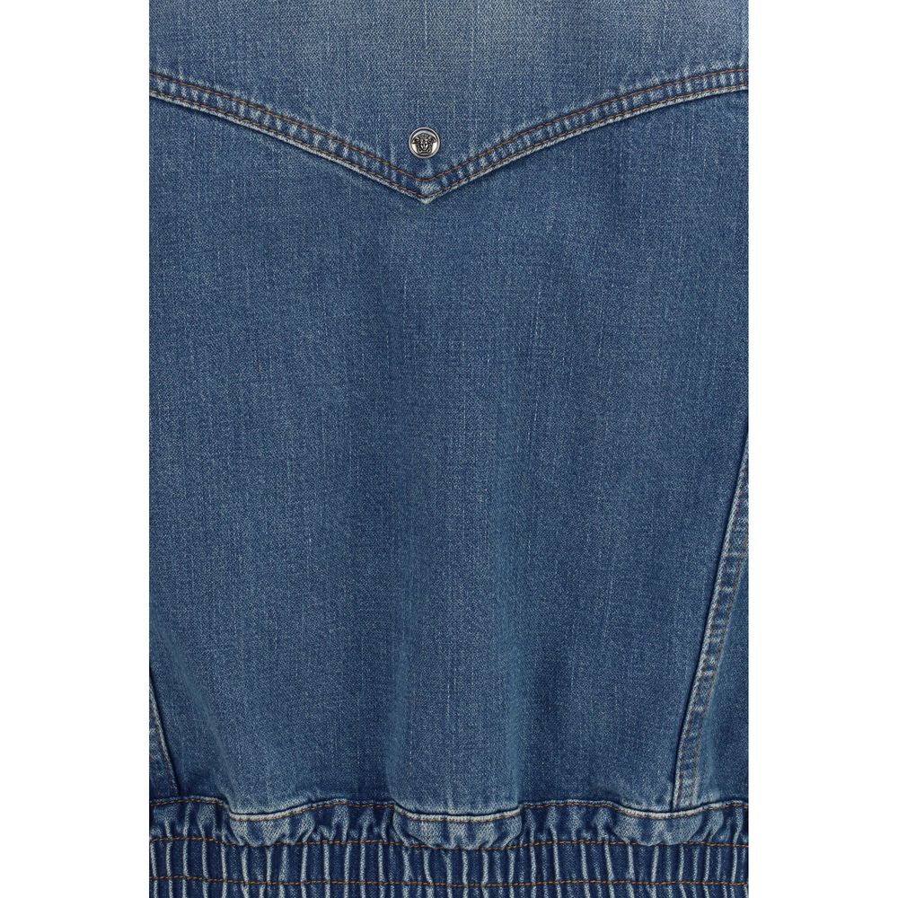 Versace Blaue Baumwollkleidung-3
