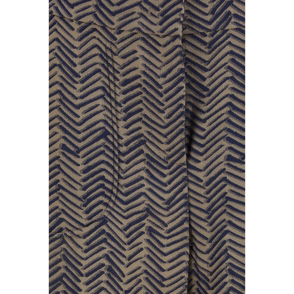 Giorgio Armani Brown Viscose Casual Trousers-3