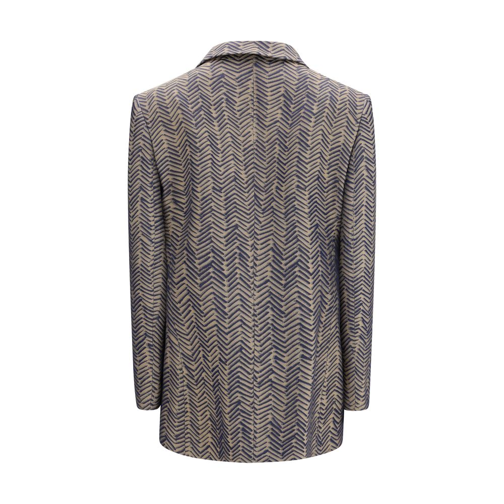 Giorgio Armani Beige Viscose Blazer-2