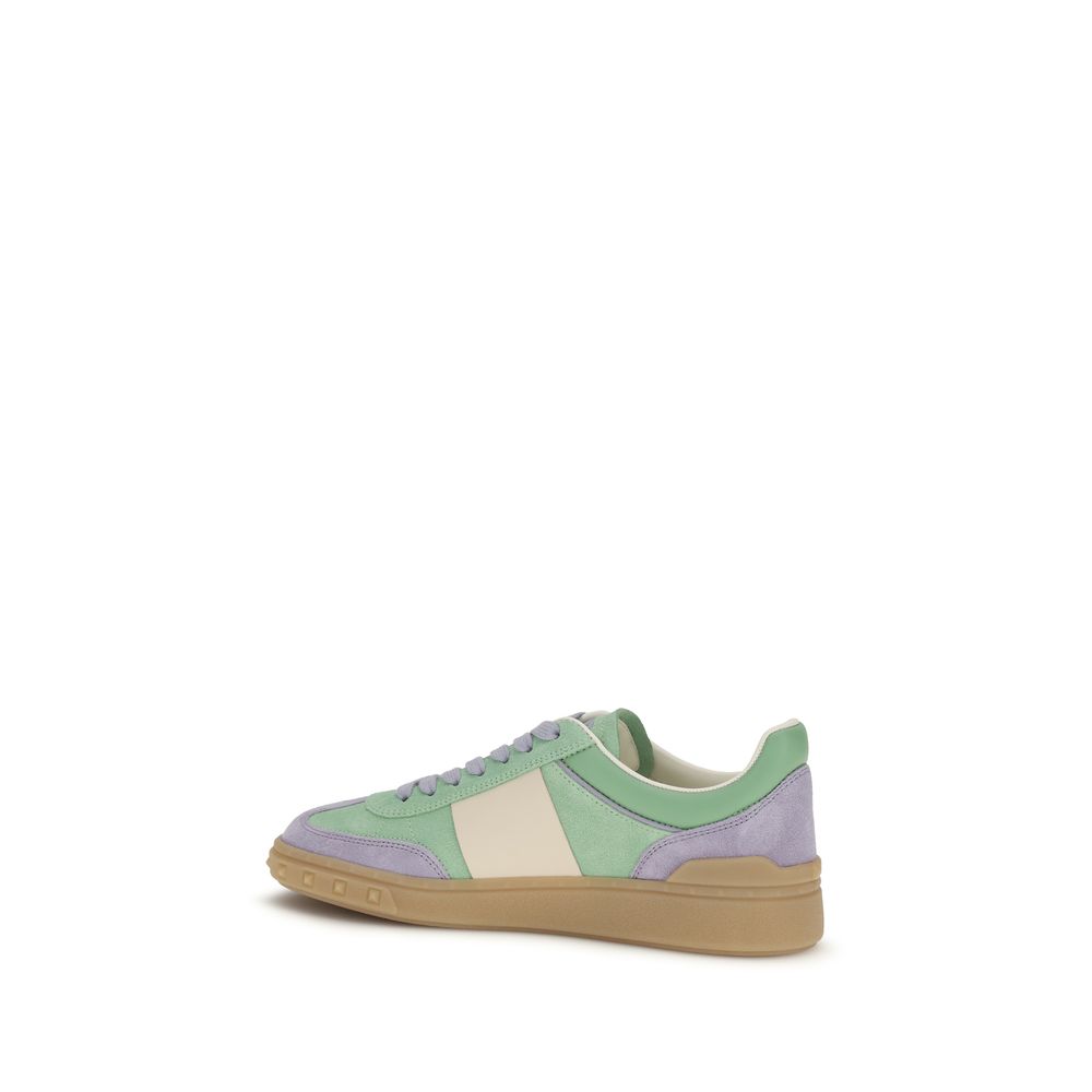 Valentino Garavani Multicolor Calf Leather Bos Taurus Low Top Sneakers-3