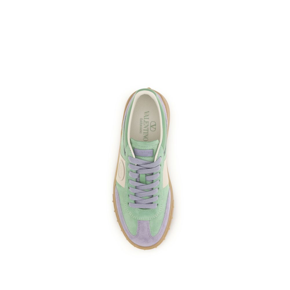 Valentino Garavani Multicolor Calf Leather Bos Taurus Low Top Sneakers-4