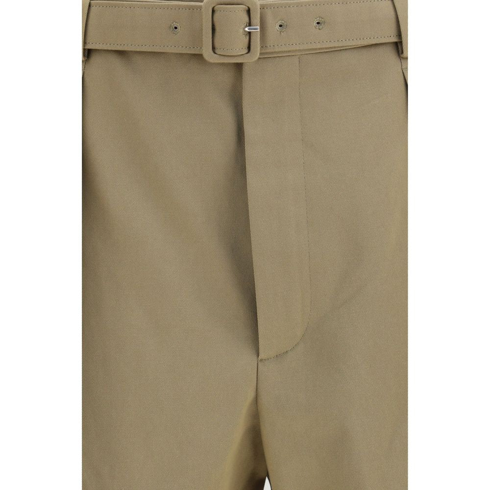 Saint Laurent Beige Baumwoll-Bermudashorts-3