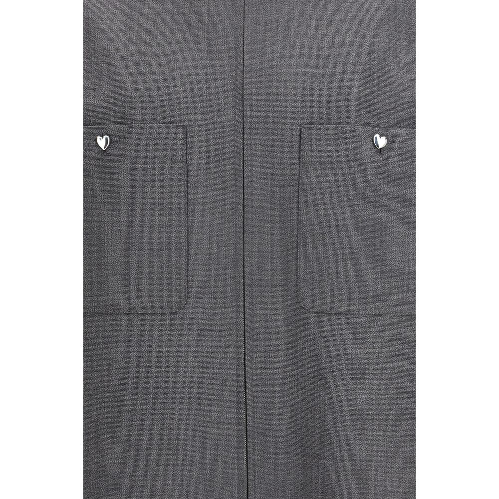 Valentino Grey Wool Coat-3