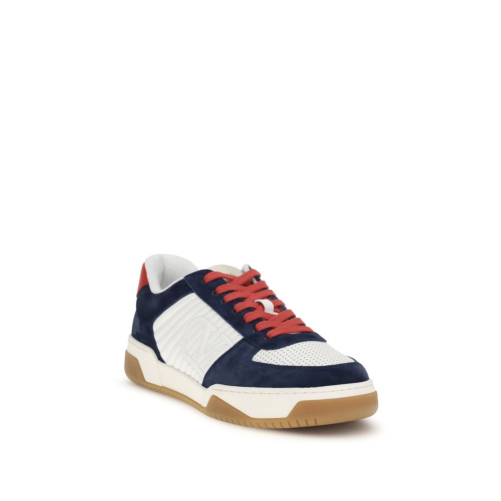 Valentino Garavani Black Bos Taurus Calfskin Athletic Sneakers-2