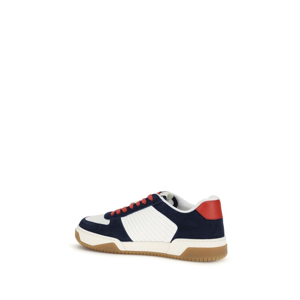 Valentino Garavani Black Bos Taurus Calfskin Athletic Sneakers-3