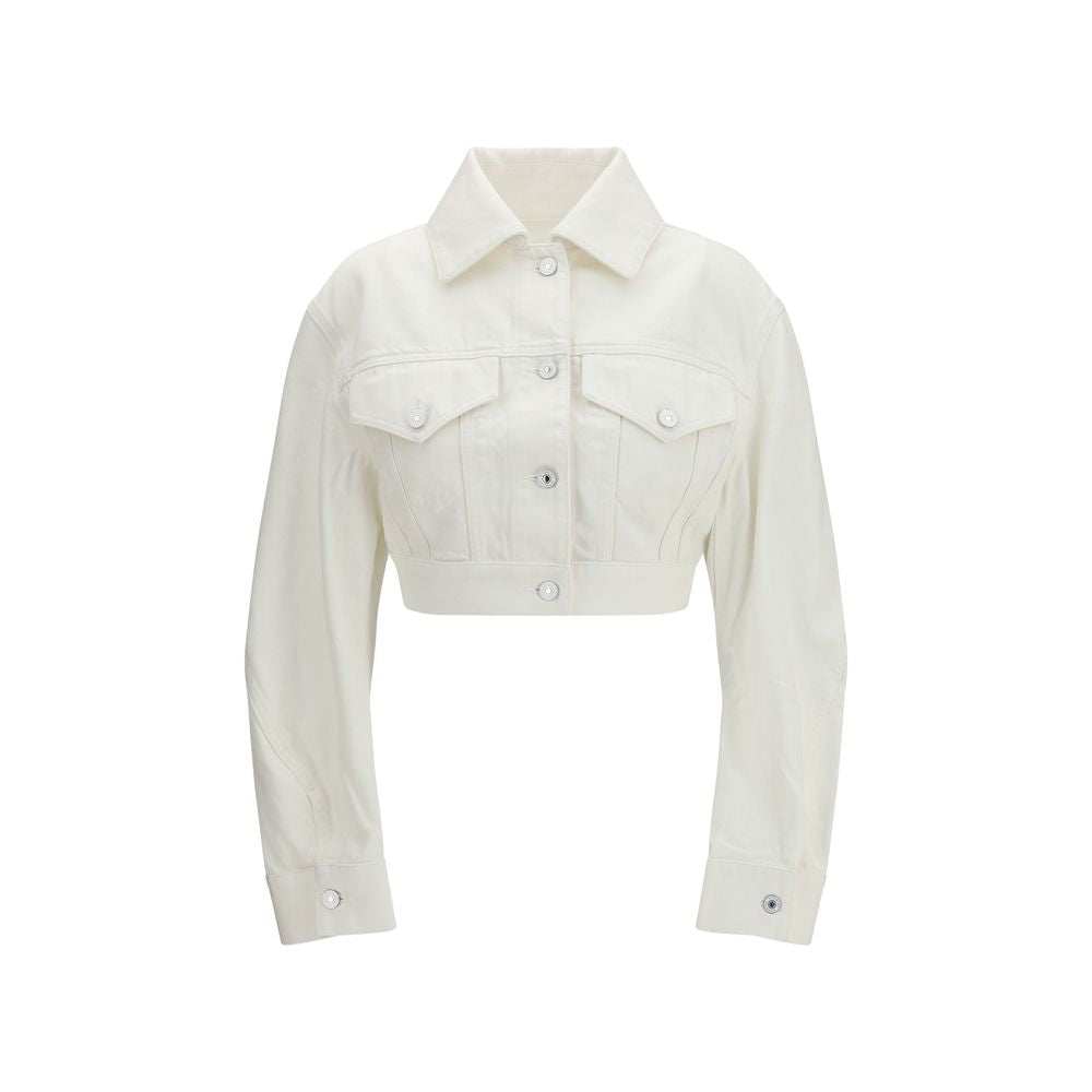 Givenchy Weiße Jeansjacke aus Baumwolle-1