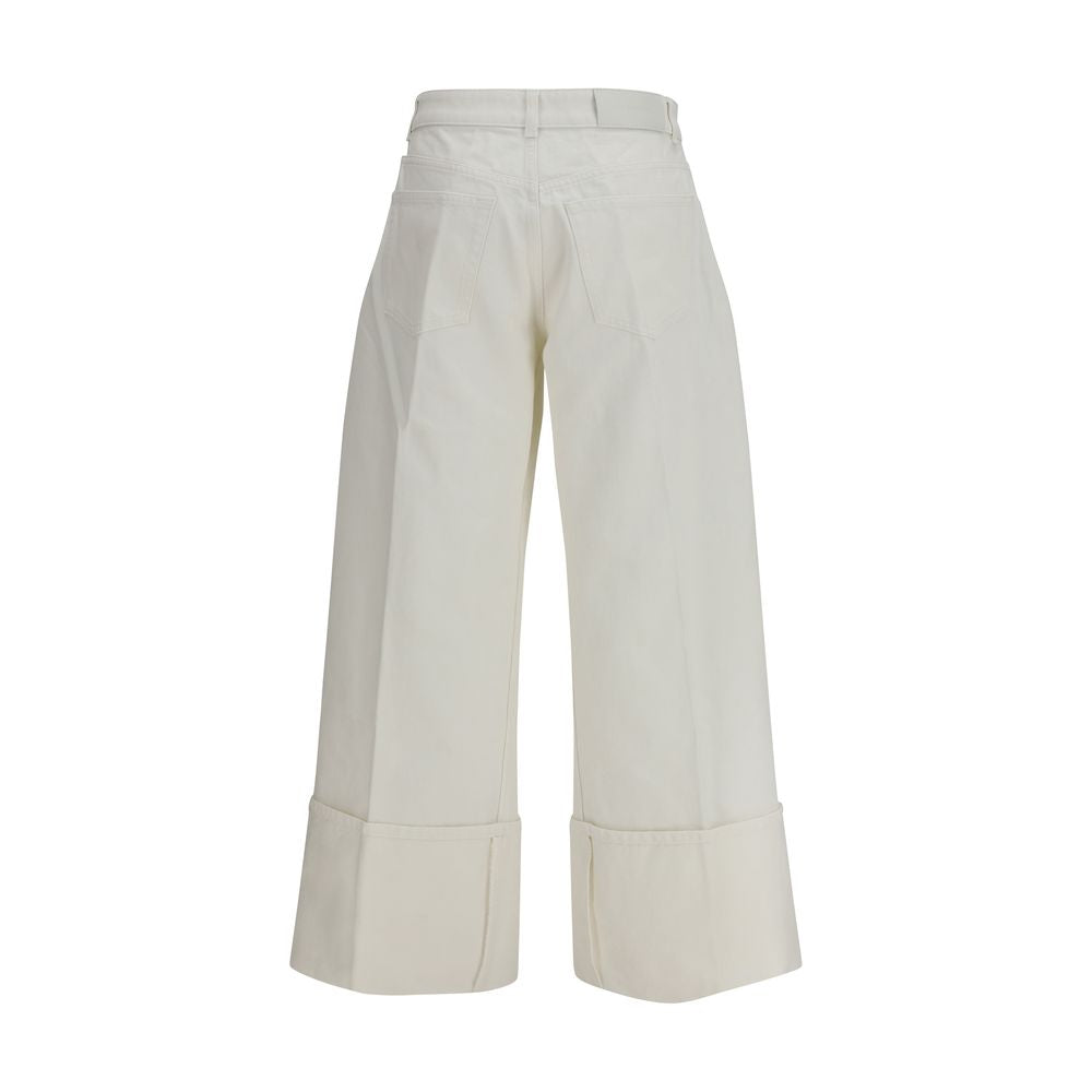 Givenchy White Cotton Jeans-2