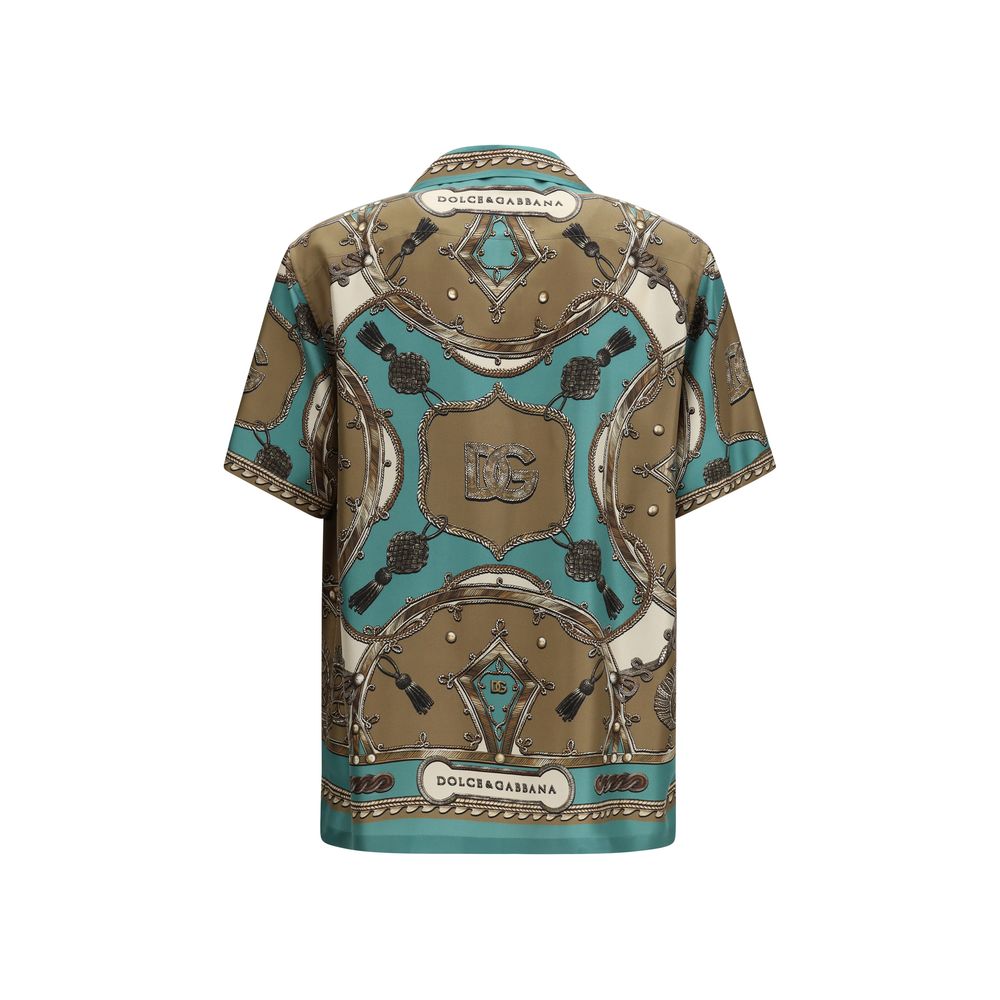 Dolce & Gabbana Multicolor Silk Pattern Shirt-2