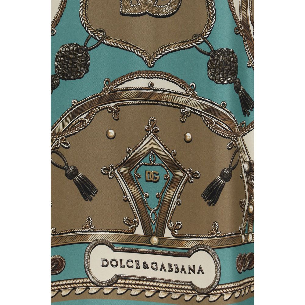 Dolce & Gabbana Multicolor Silk Pattern Shirt-3