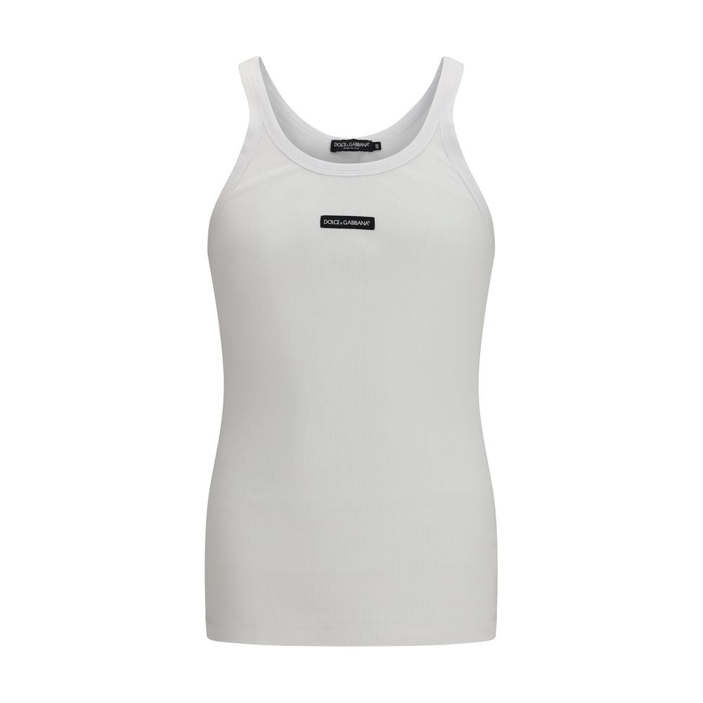 Dolce & Gabbana Weißes Baumwoll-Top-1