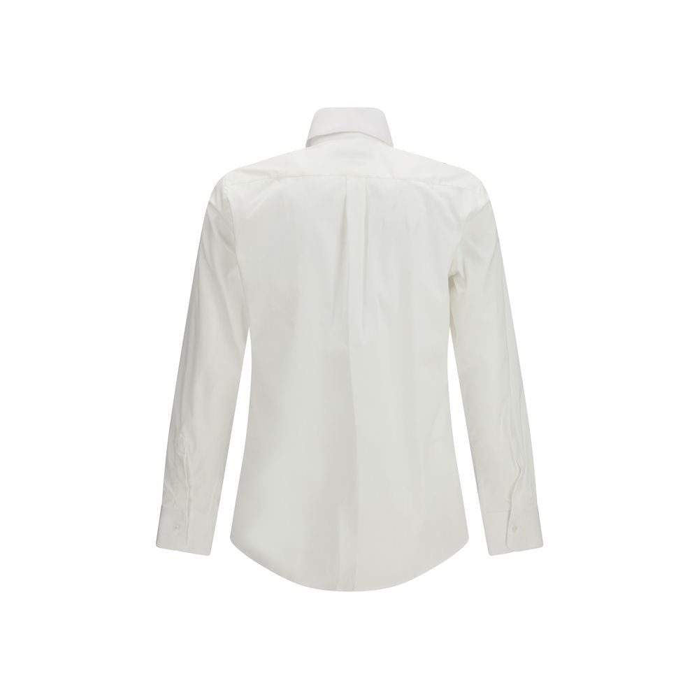 Dolce & Gabbana Weißes Baumwollhemd-2
