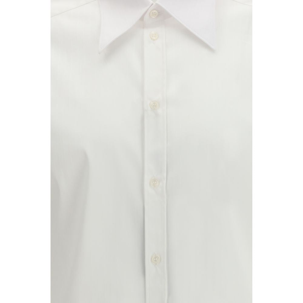 Dolce & Gabbana Weißes Baumwollhemd-3