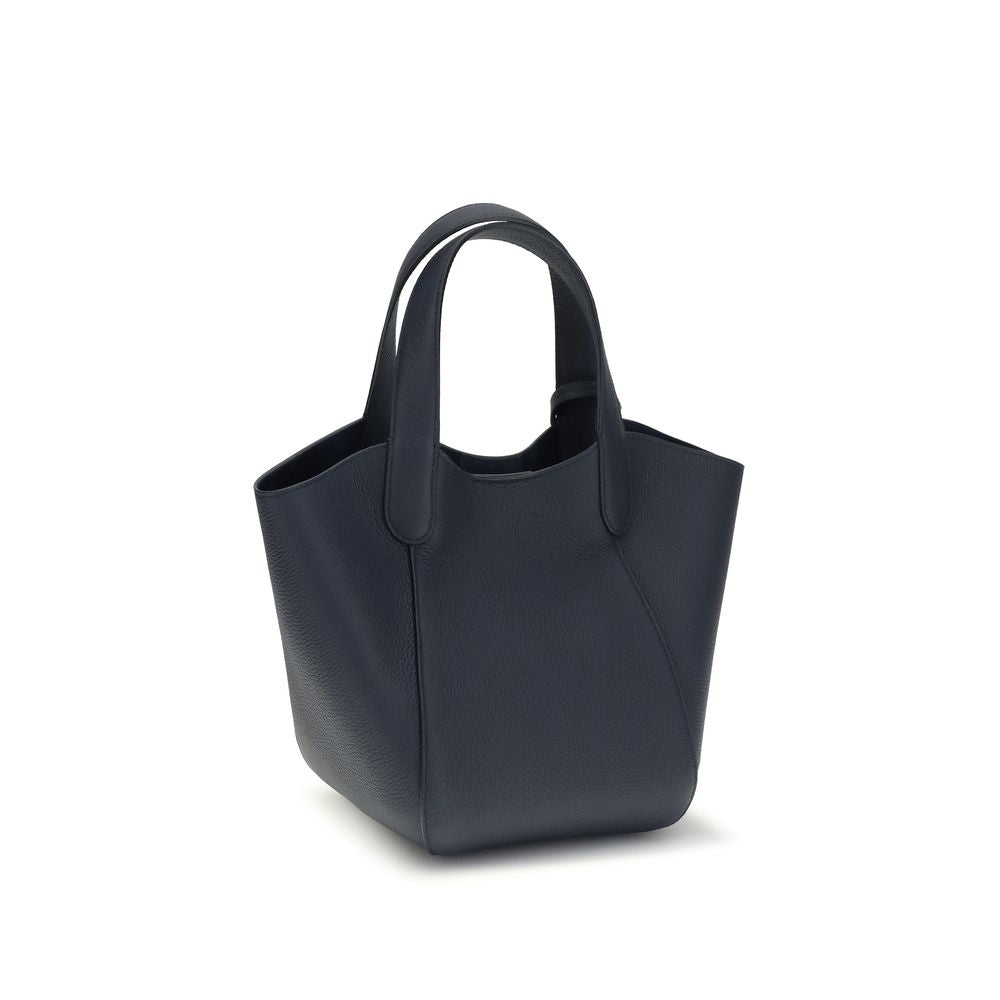 Giorgio Armani handbag in blue calfskin Bos Taurus-3
