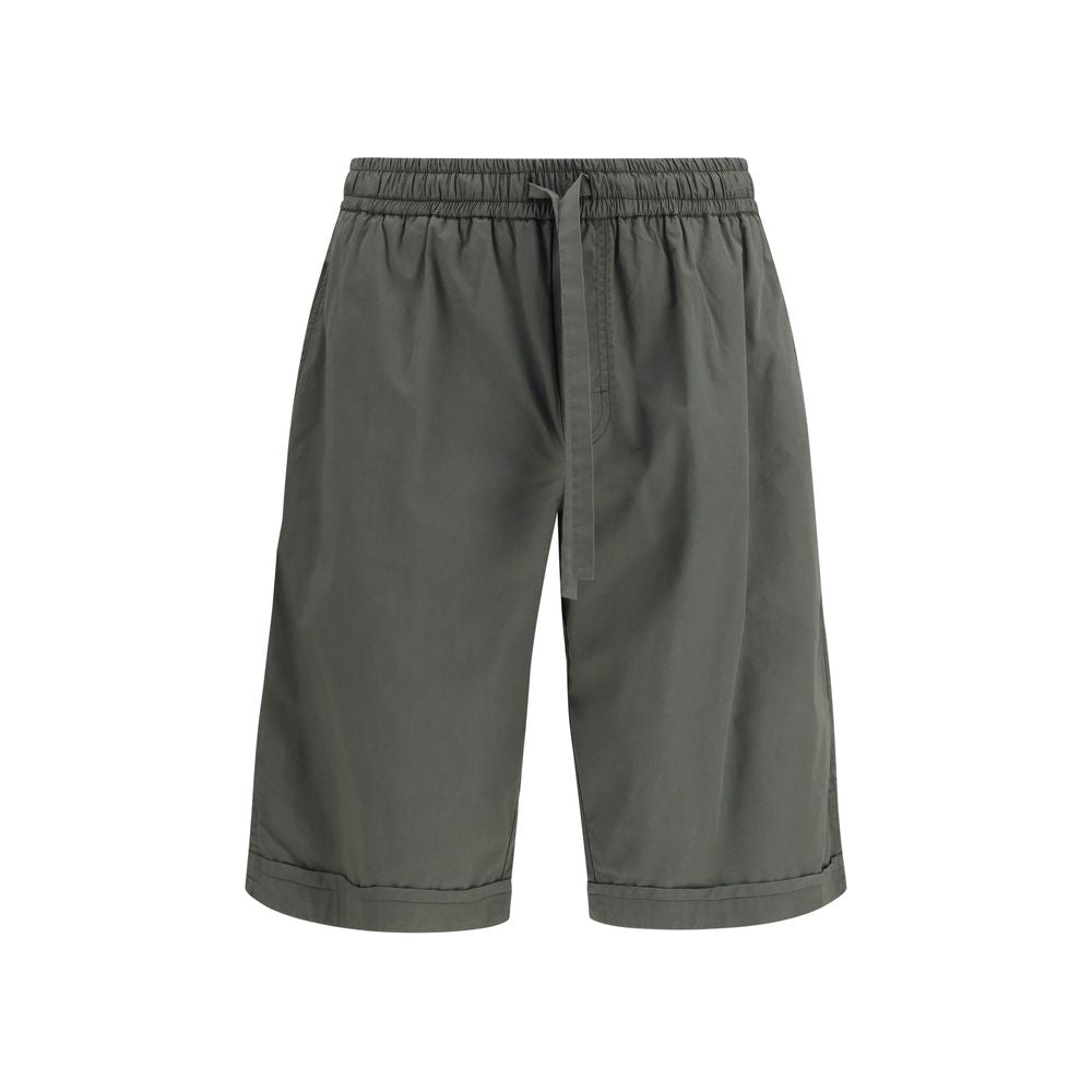 Dolce & Gabbana Graue Cargoshorts aus Baumwolle-1