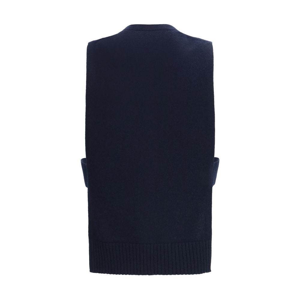 Miu Miu Blue Cashmere Knit Vest-2