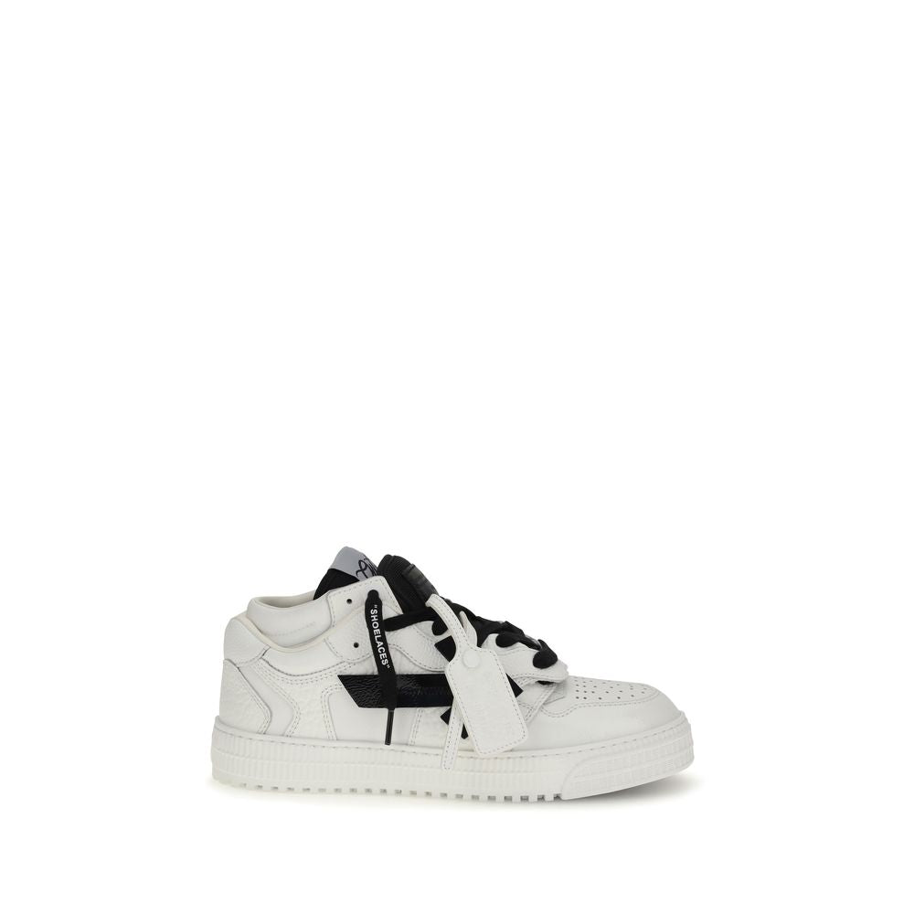 Off-White Multicolor Calf Leather Bos Taurus Athletic Sneakers-1