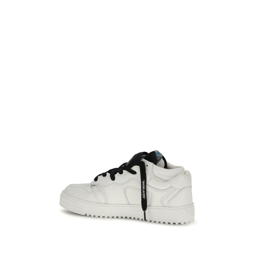 Off-White Multicolor Calf Leather Bos Taurus Athletic Sneakers-3