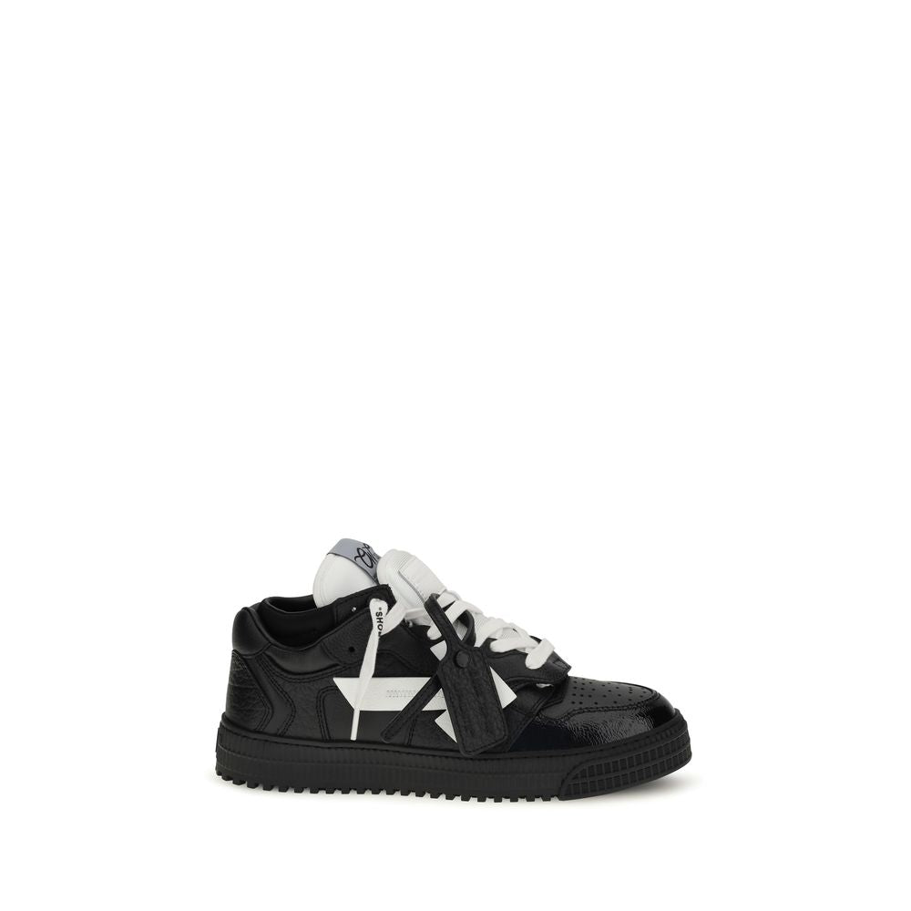 Off-White Multicolor Calf Leather Bos Taurus Athletic Sneakers-1
