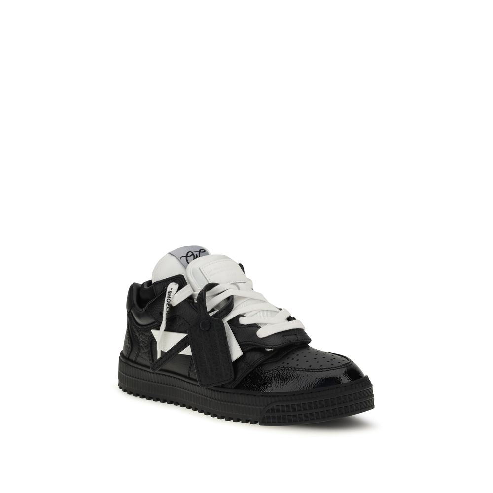 Off-White Multicolor Calf Leather Bos Taurus Athletic Sneakers-2