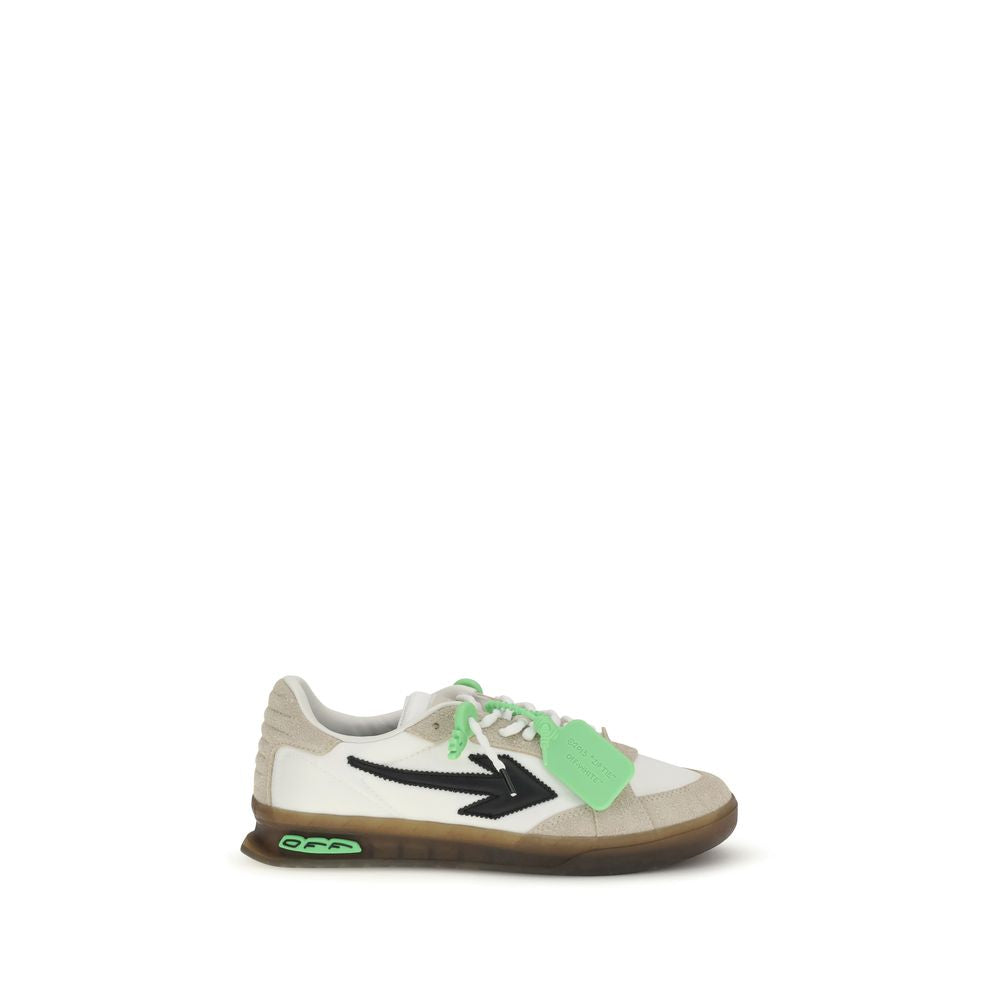 Off-White Multicolor Calf Leather Bos Taurus Low Top Sneakers-1