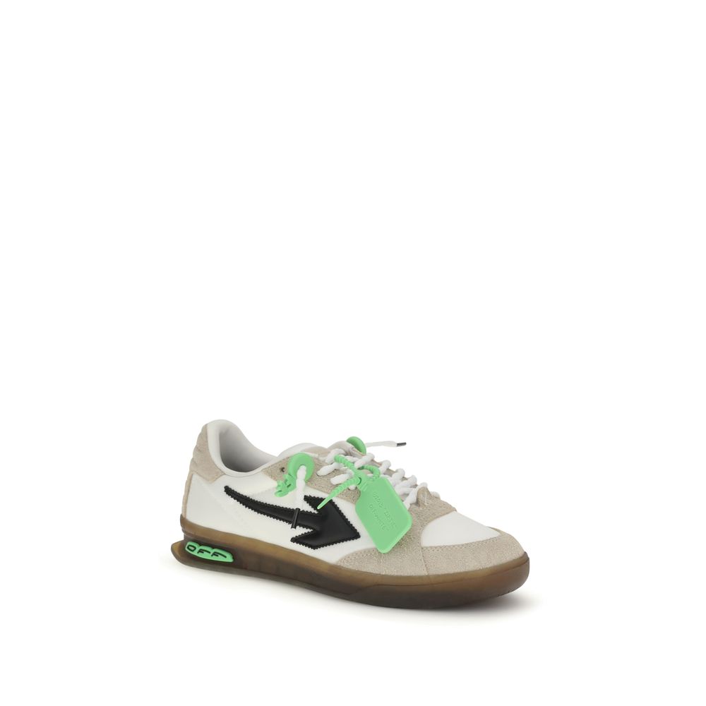 Off-White Multicolor Calf Leather Bos Taurus Low Top Sneakers-2