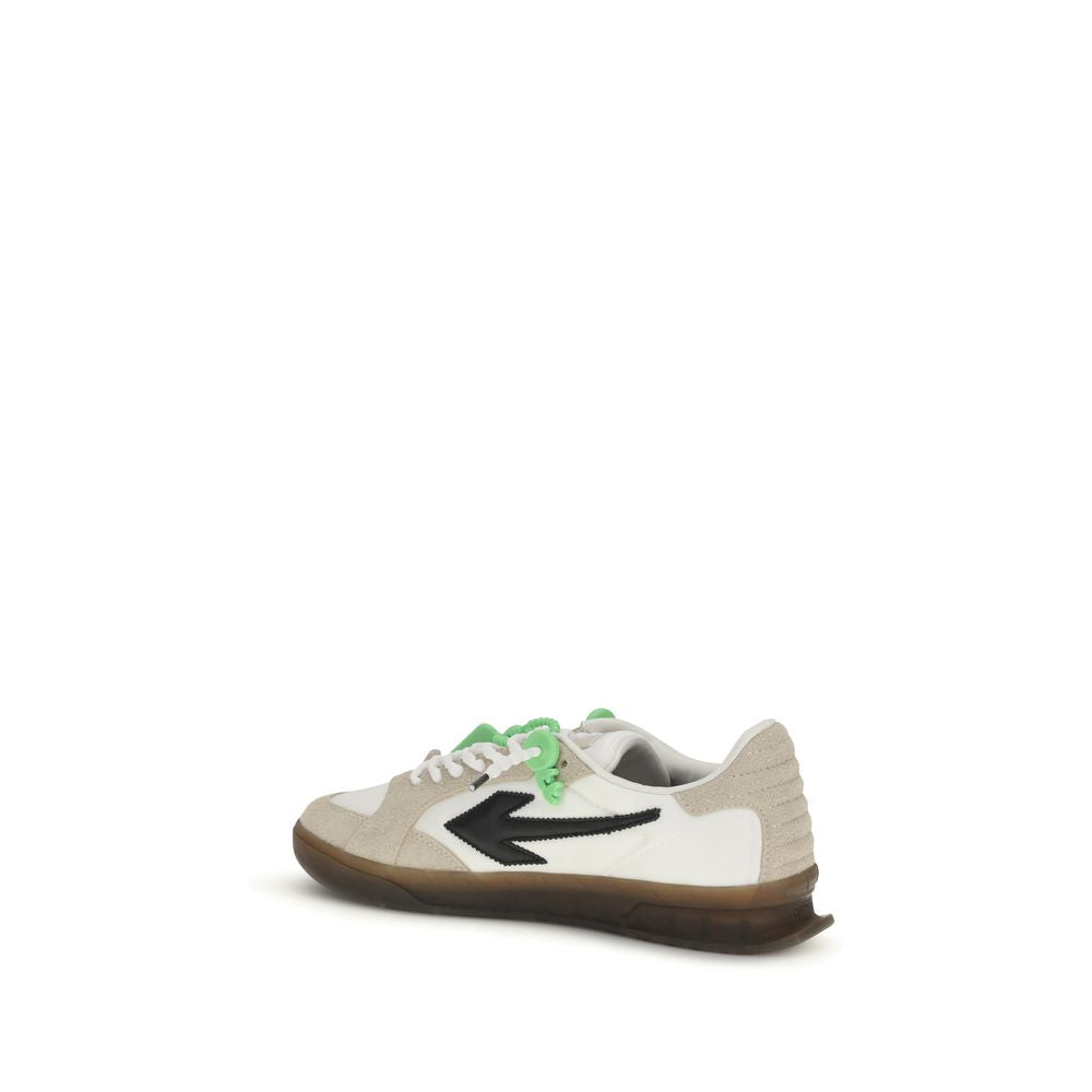 Off-White Multicolor Calf Leather Bos Taurus Low Top Sneakers-3