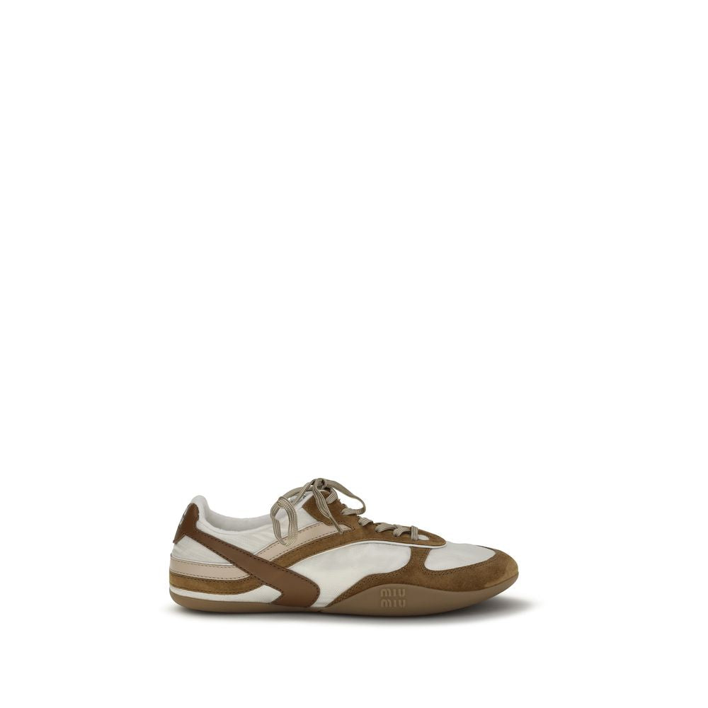 Miu Miu Multicolor Bos Taurus Calfskin "Gymnasium" Sneakers-1