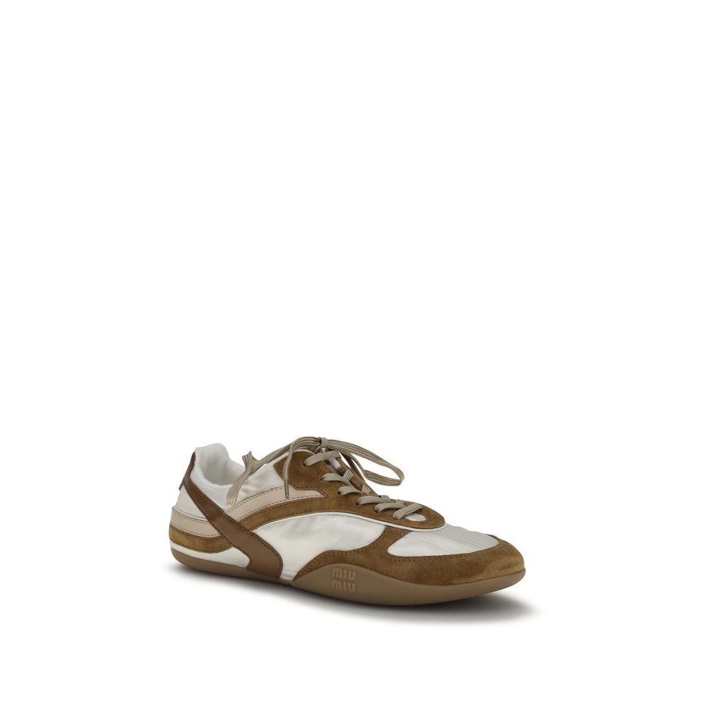 Miu Miu Multicolor Bos Taurus Calfskin "Gymnasium" Sneakers-2