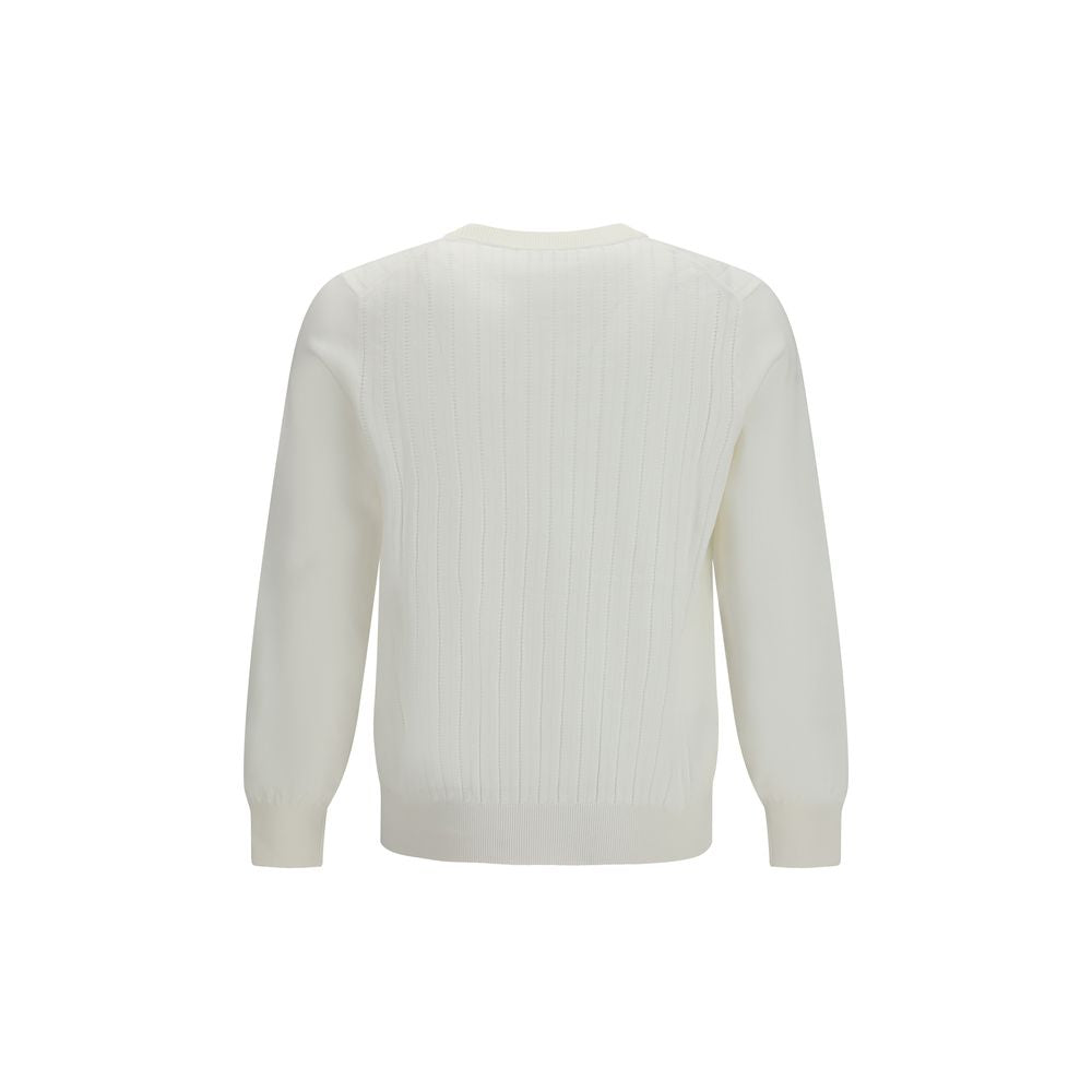 Brunello Cucinelli White Cotton Sweatshirt-2