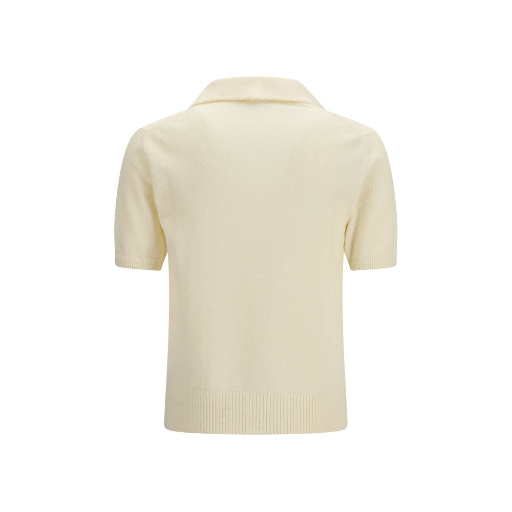 Dolce & Gabbana Beige Cotton Polo Shirt-2