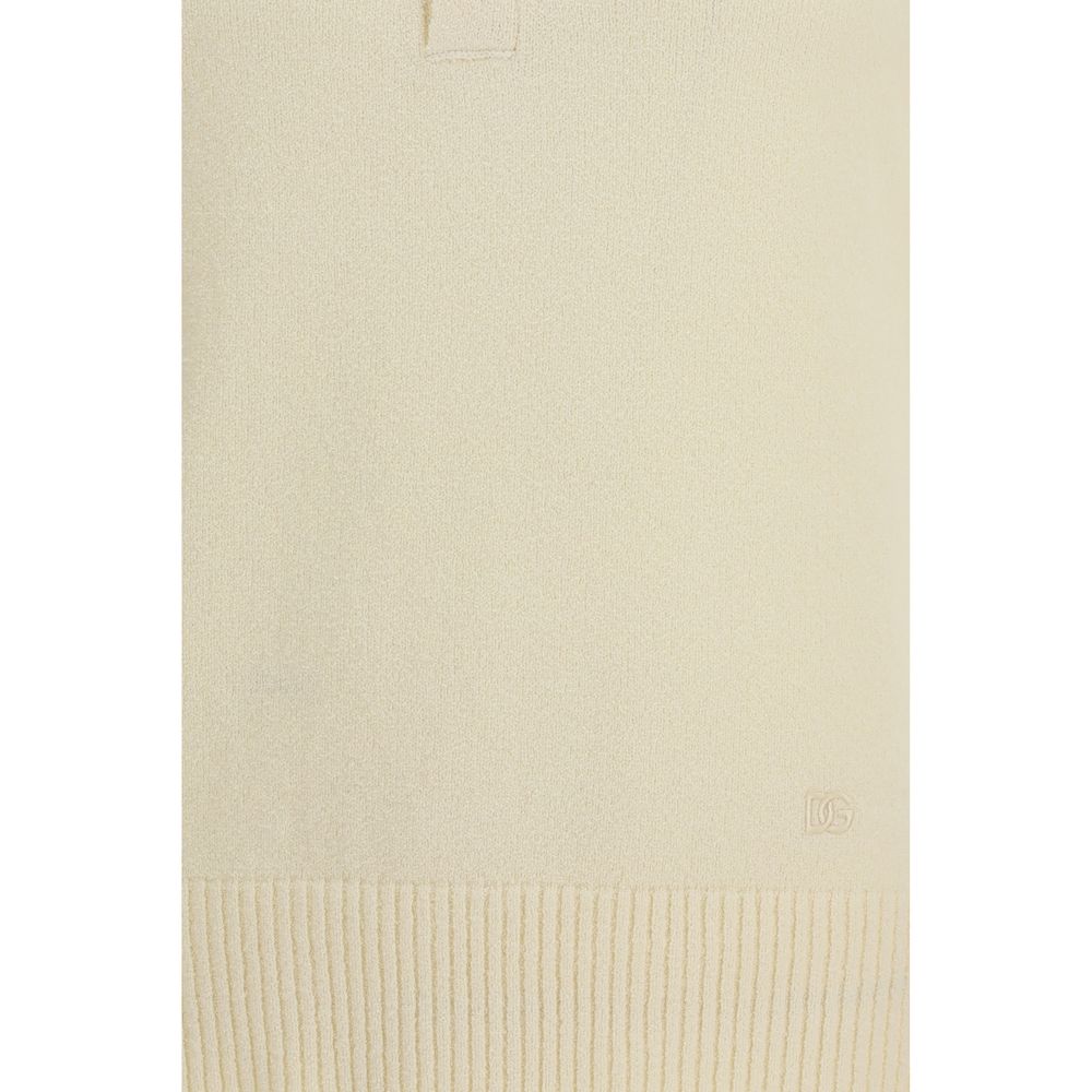 Dolce & Gabbana Beige Cotton Polo Shirt-3