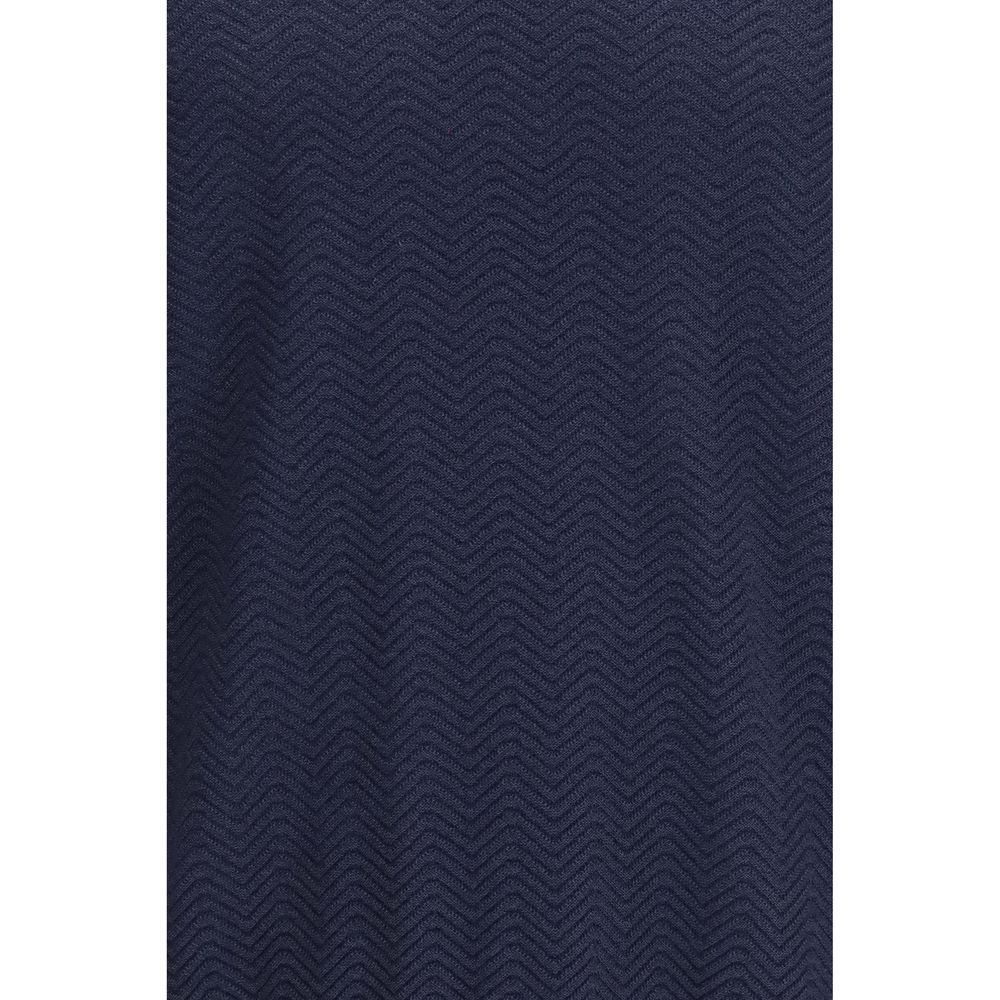 Giorgio Armani Blaues Seiden-Sweatshirt-3