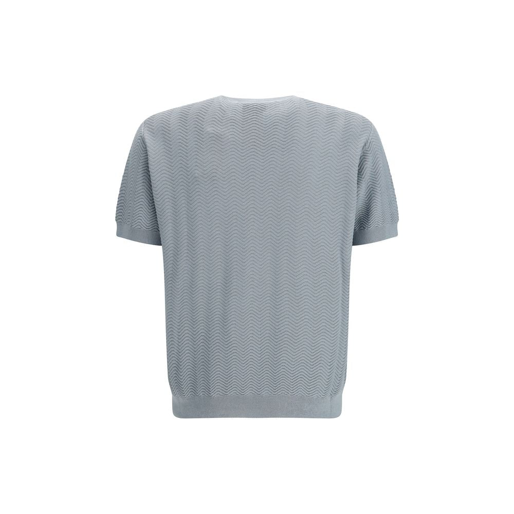Giorgio Armani Graues Seiden-Sweatshirt-2