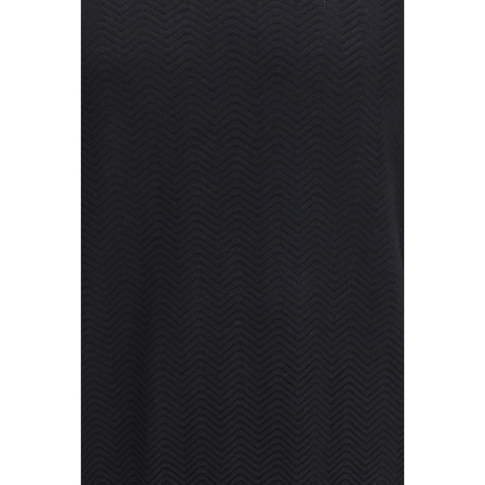 Giorgio Armani Schwarzer Seidenpullover-3