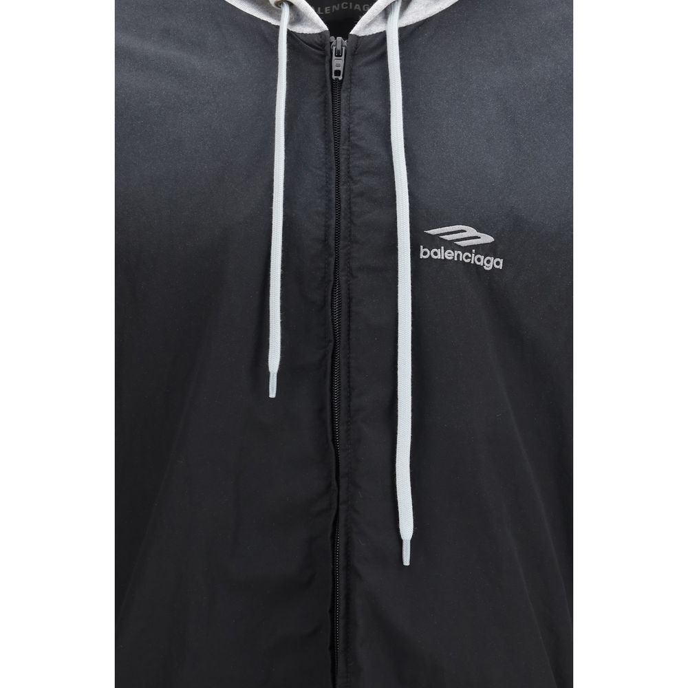 Balenciaga Schwarze Shell-Jacke aus Polyester-3