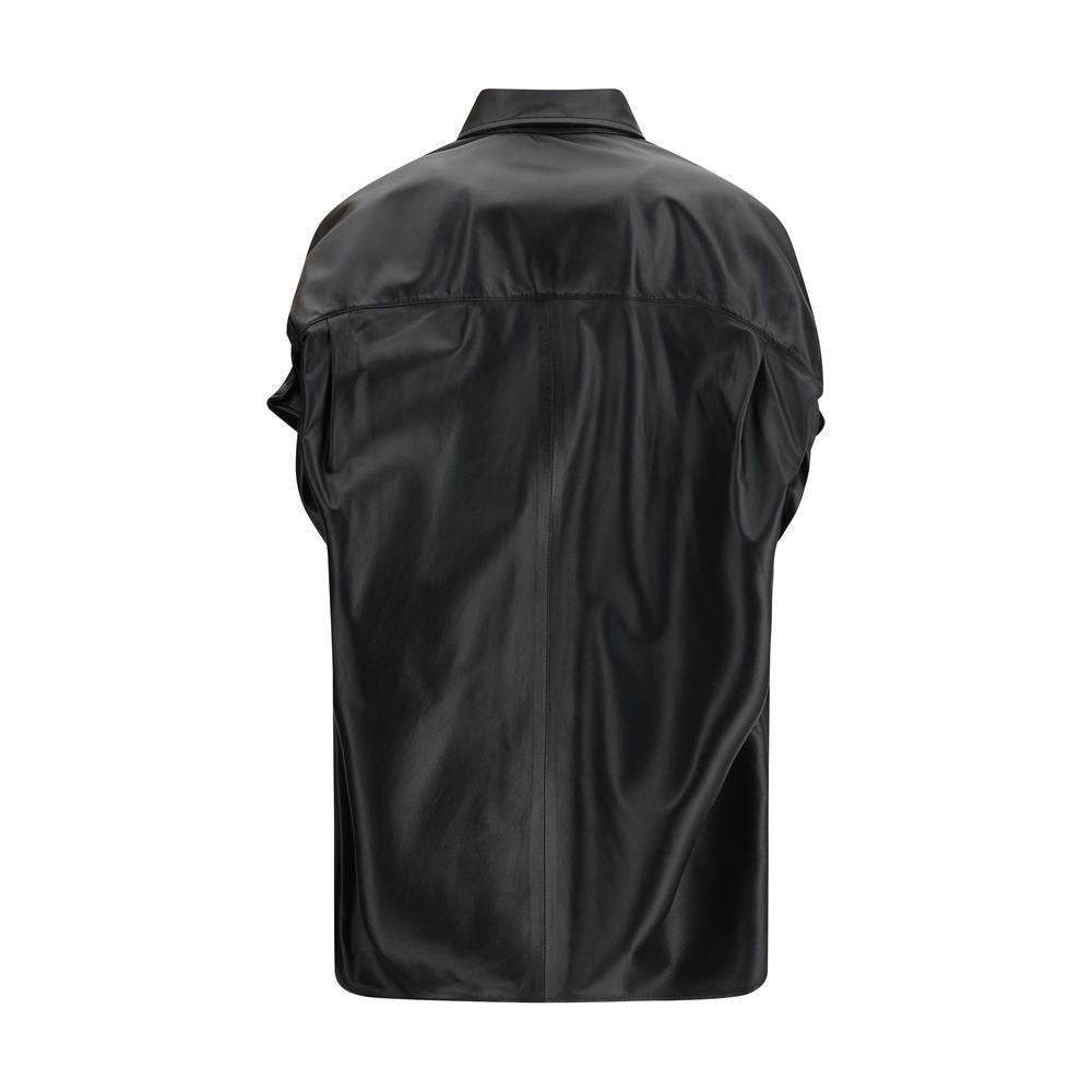 Balenciaga Schwarzes Lamm Ovis Aries Aries Kurzarmhemd-2
