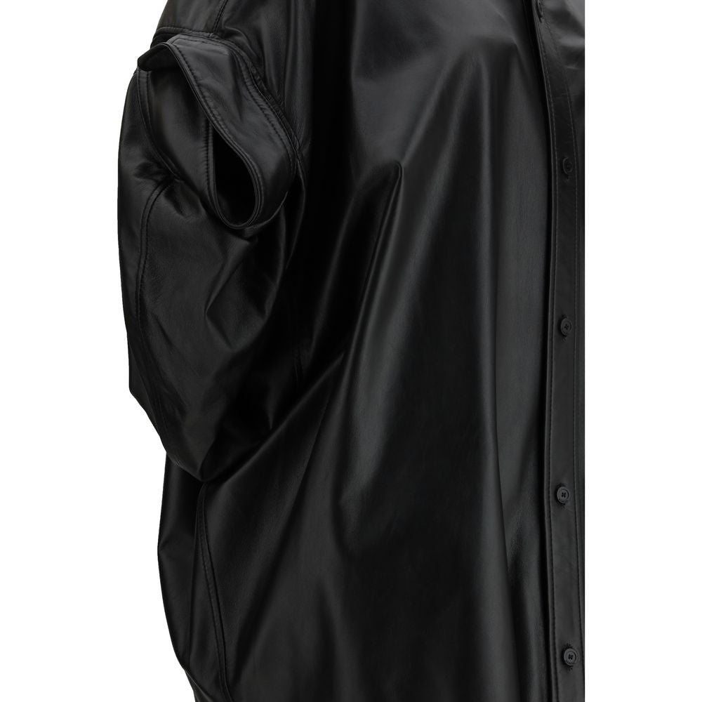 Balenciaga Schwarzes Lamm Ovis Aries Aries Kurzarmhemd-3