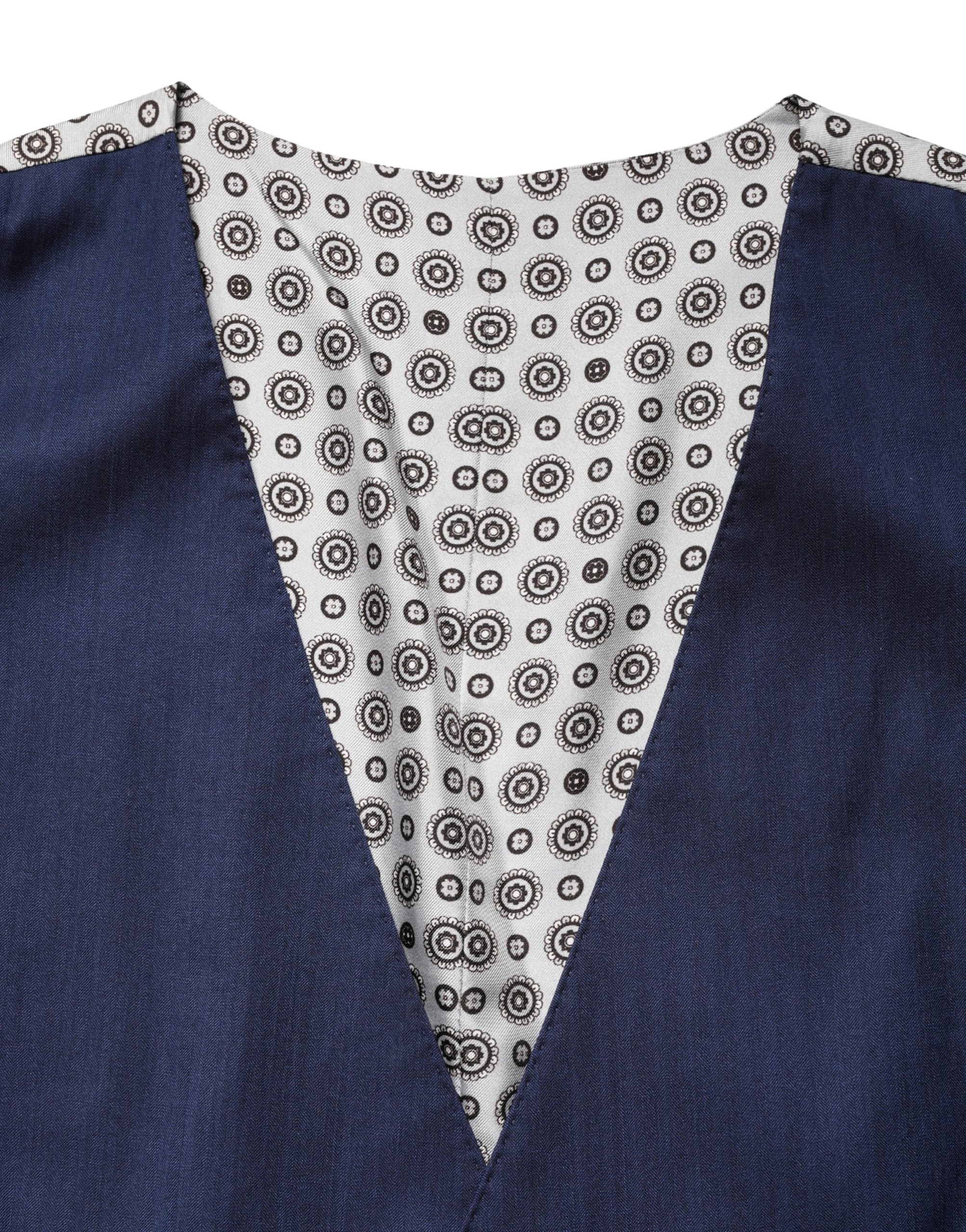 Dolce & Gabbana Marineblaue Wollweste für formelle Anlässe-6